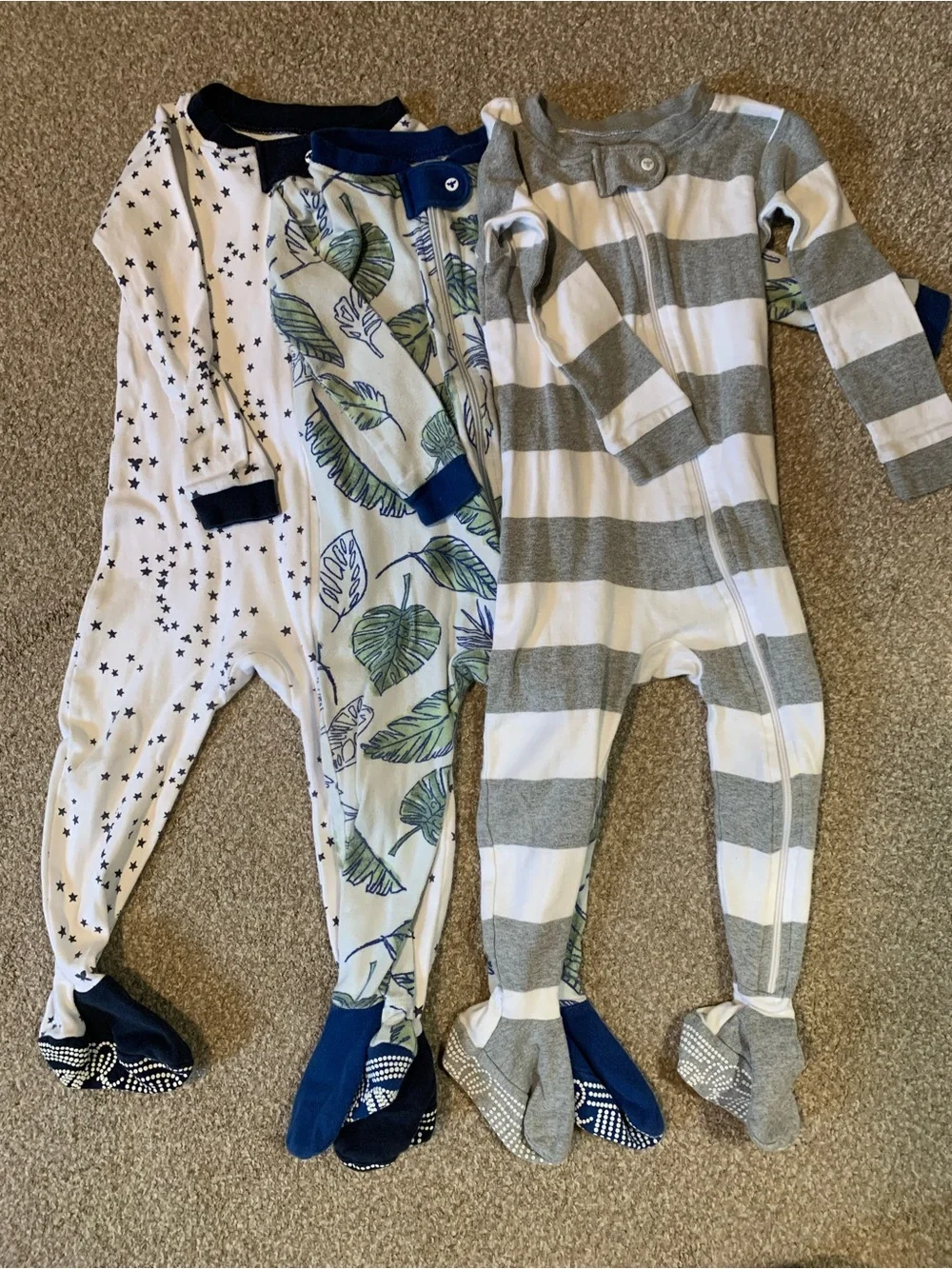 Burt’s Bees Zipper Sleeper Bundle 18 Months
